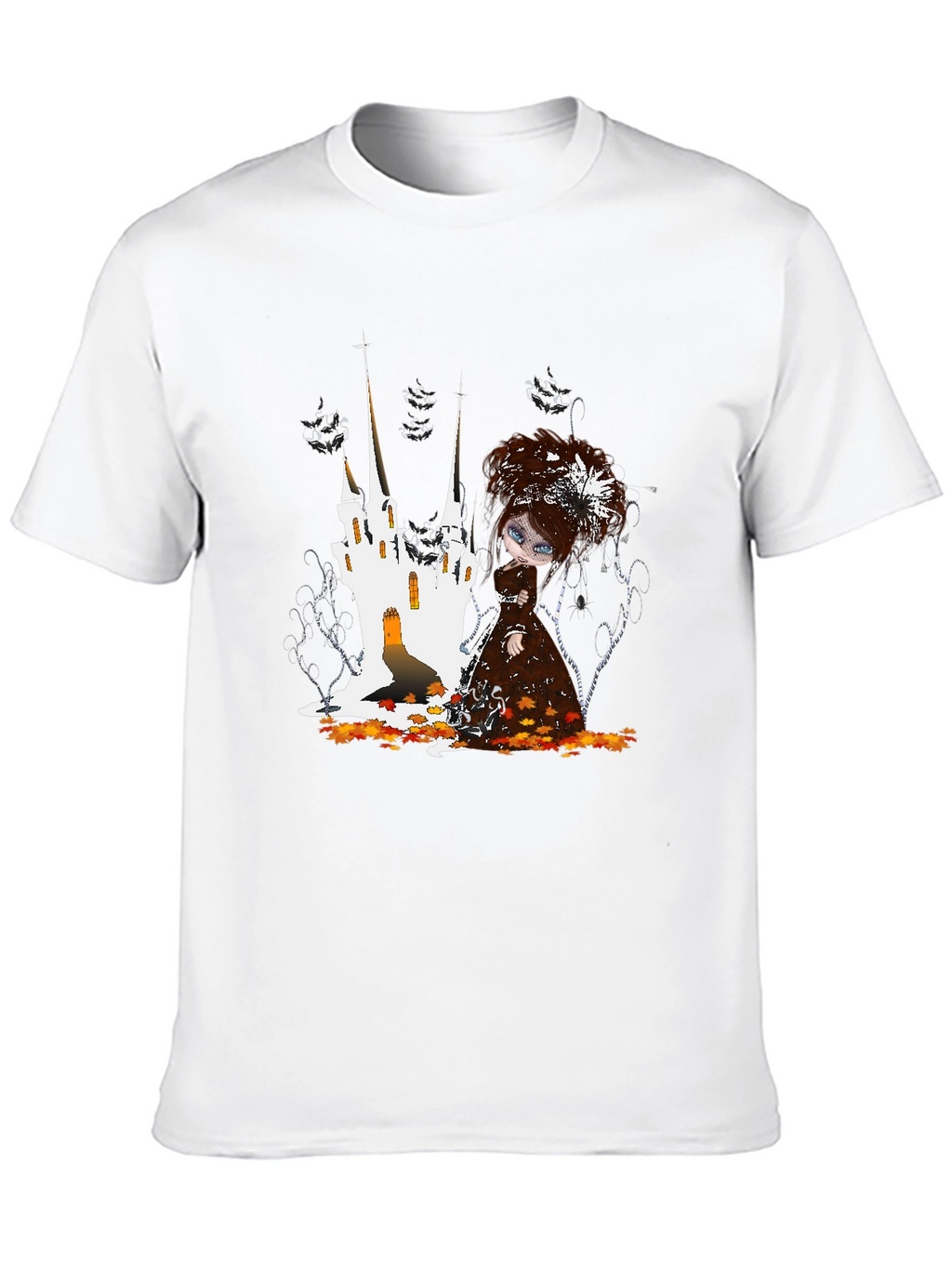 Gothic Doll Castle Graphic T-Shirt