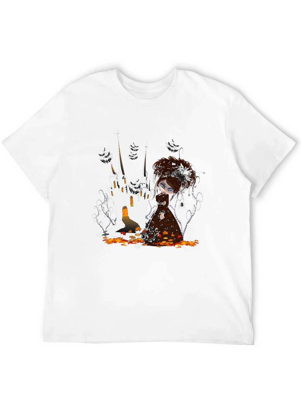 Gothic Doll Castle Graphic T-Shirt