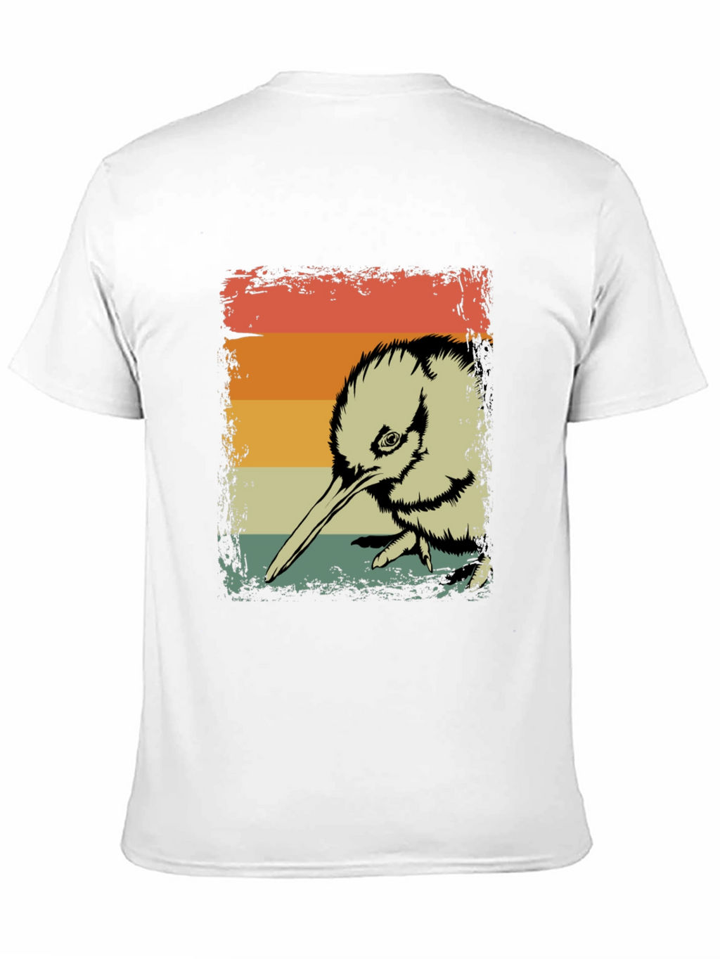 Retro Kiwi Bird Graphic T-Shirt