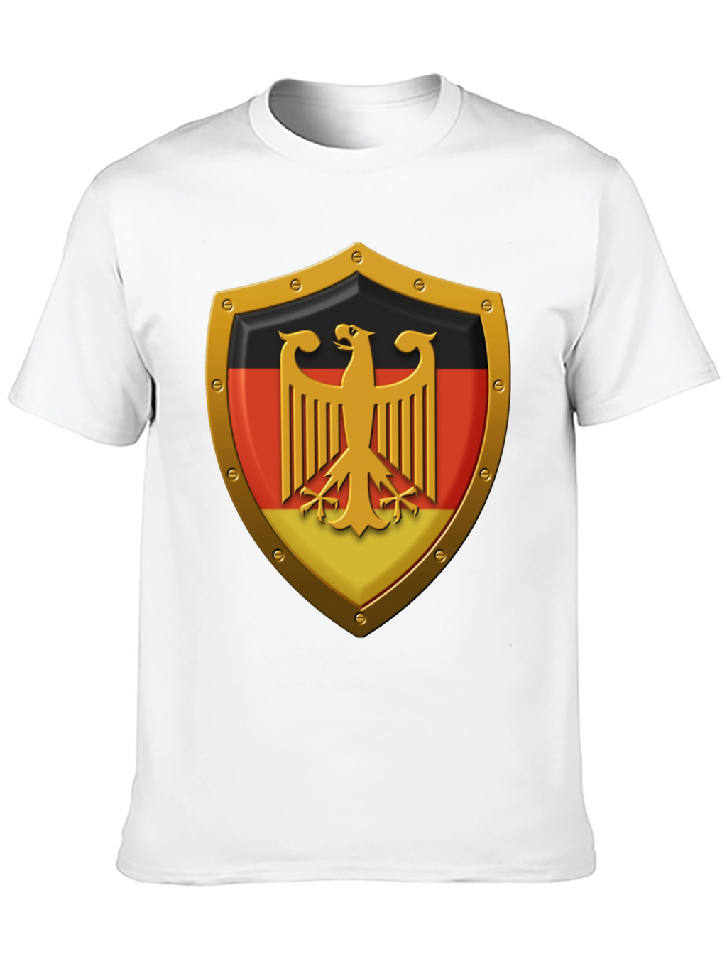German Eagle Shield Graphic T-Shirt - Black