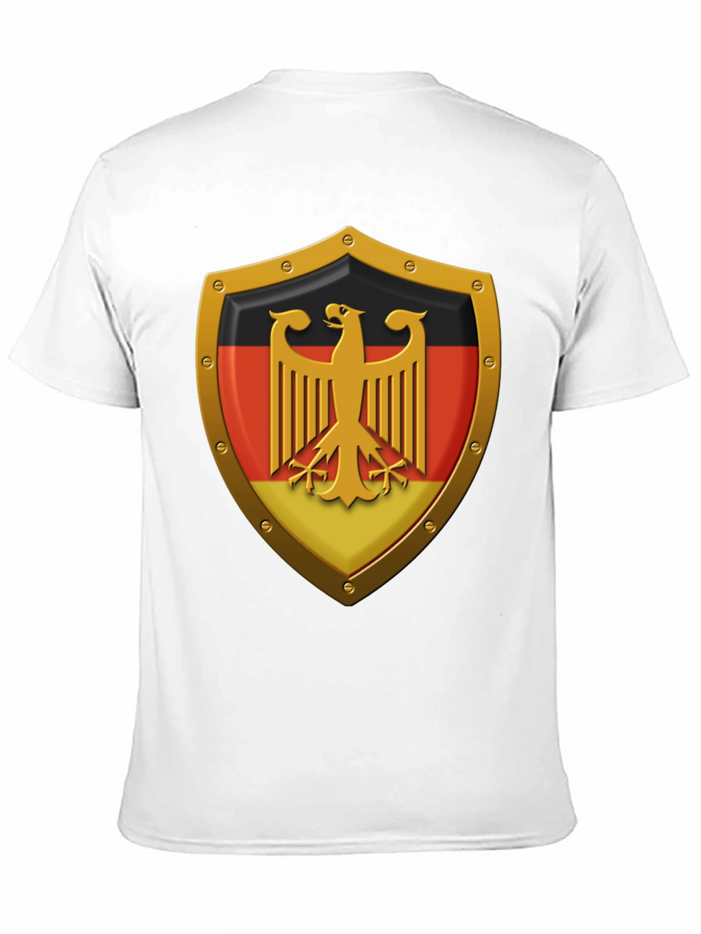 German Eagle Shield Graphic T-Shirt - Black