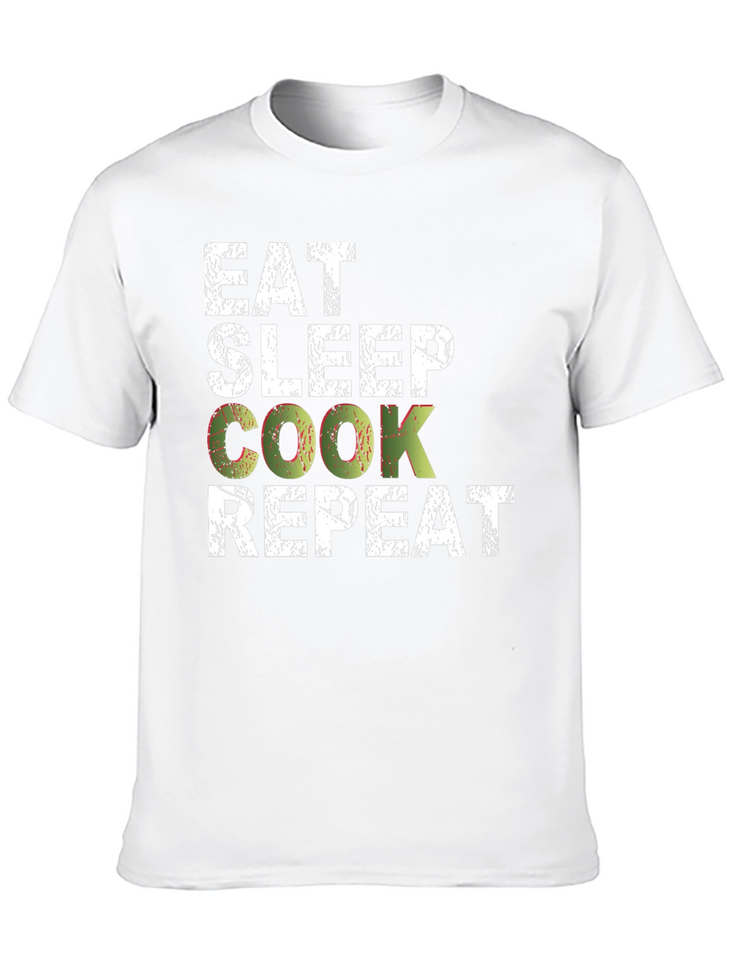 Eat Sleep Cook Repeat Graphic T-Shirt