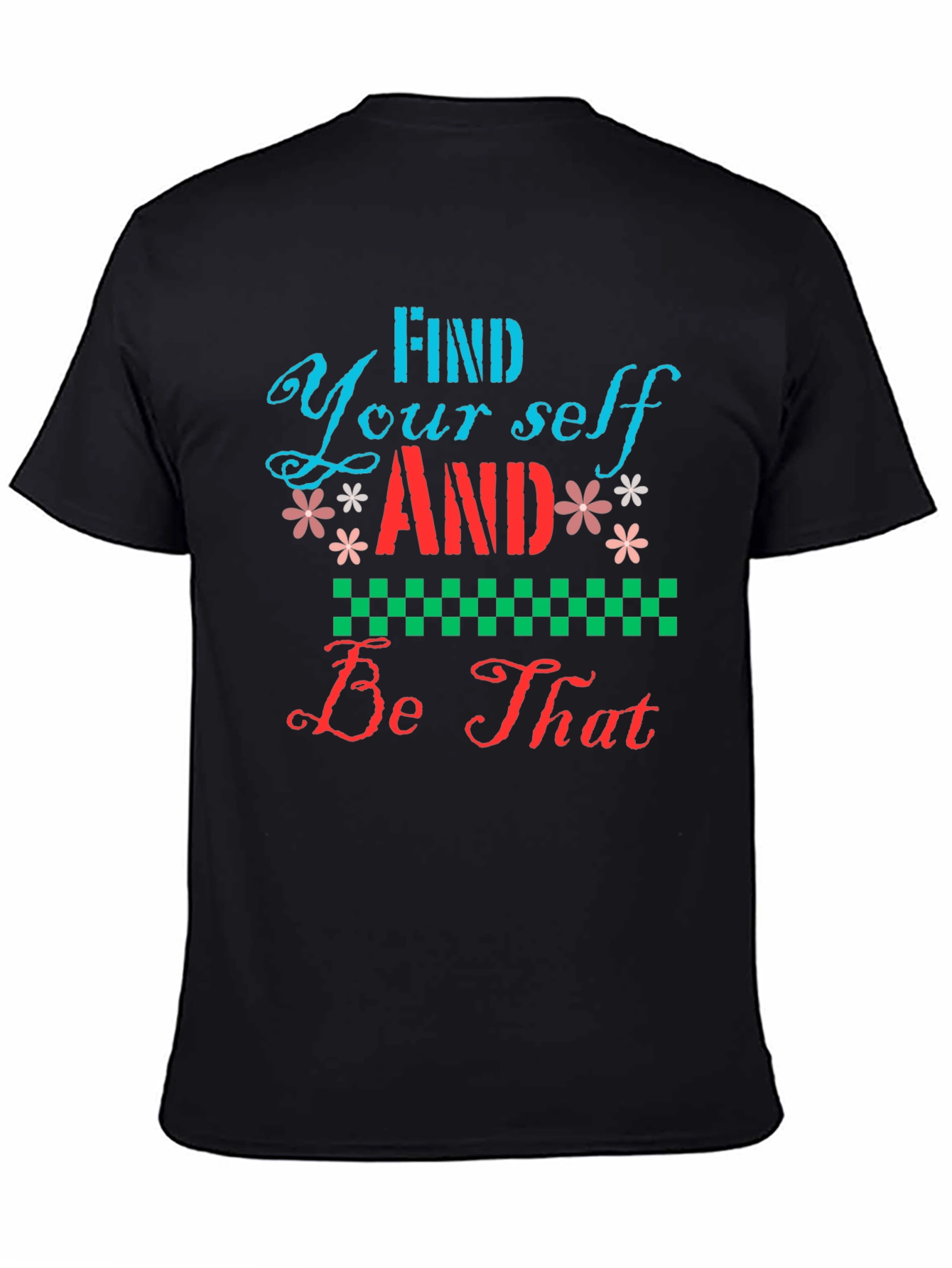 Find Yourself Graphic Tee - Stylish Black T-Shirt