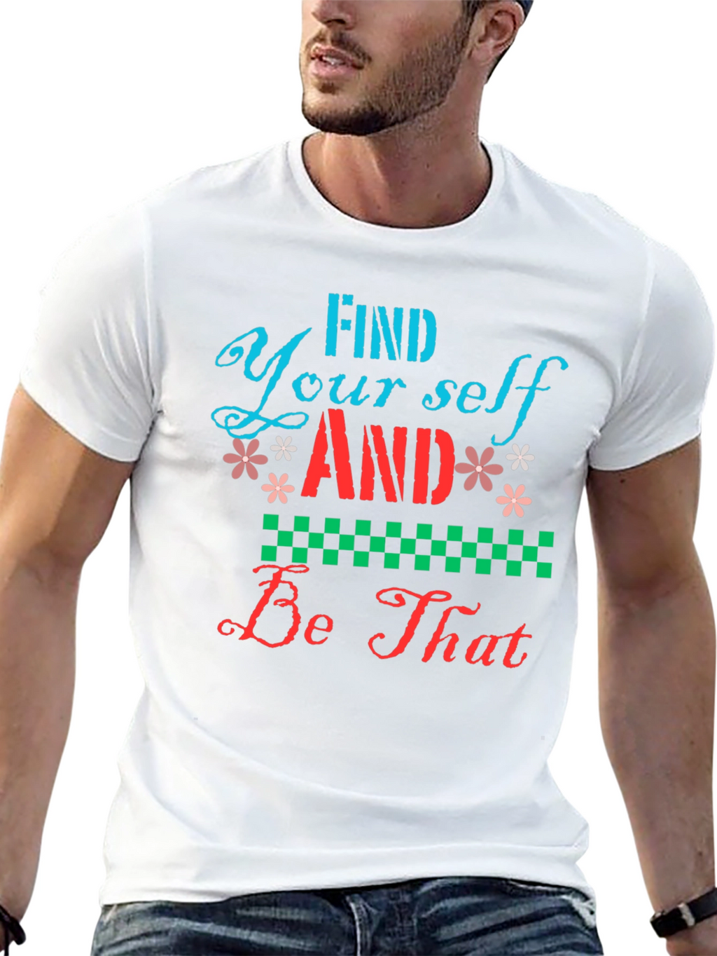 Find Yourself Graphic Tee - Stylish Black T-Shirt