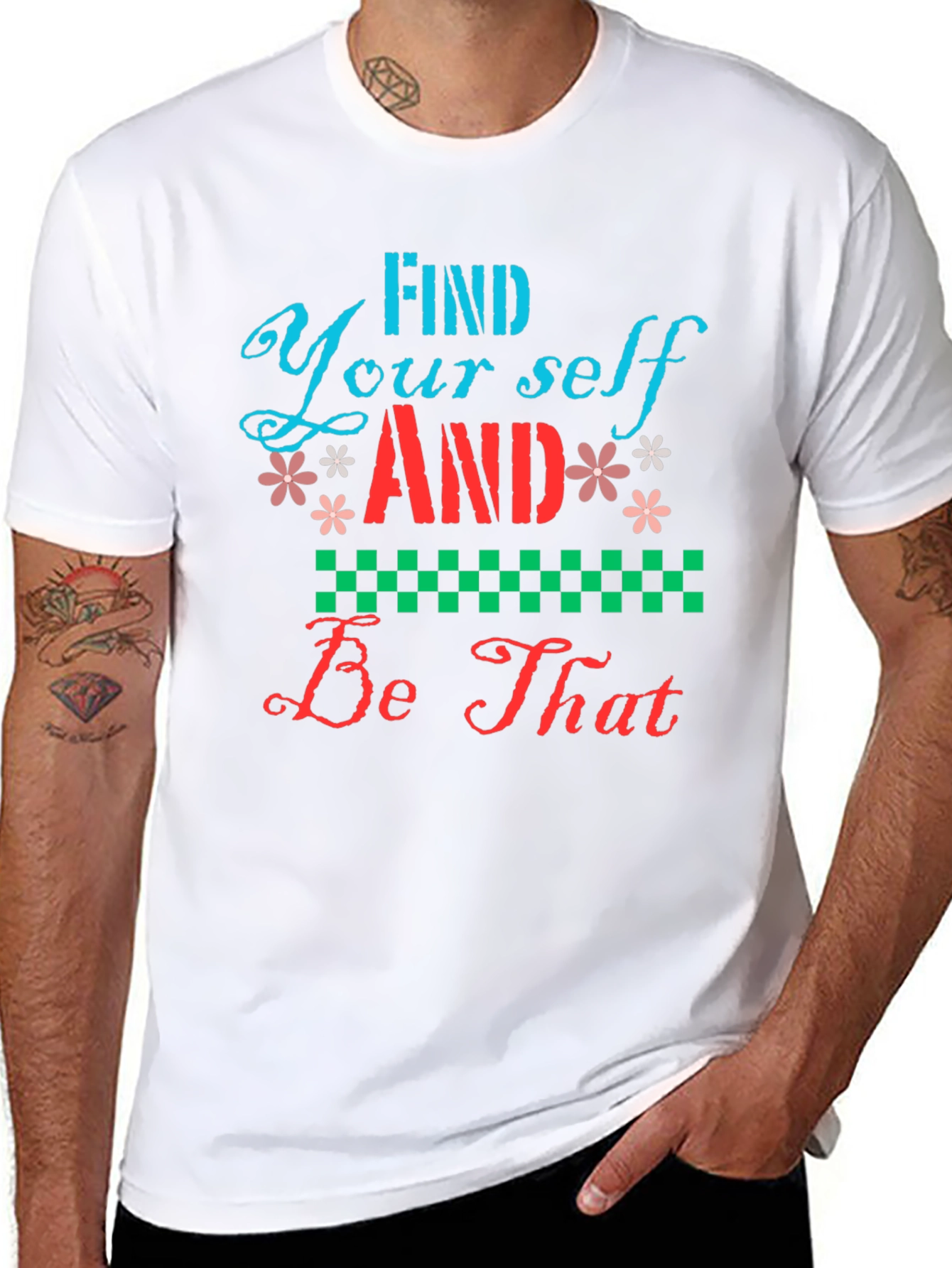 Find Yourself Graphic Tee - Stylish Black T-Shirt