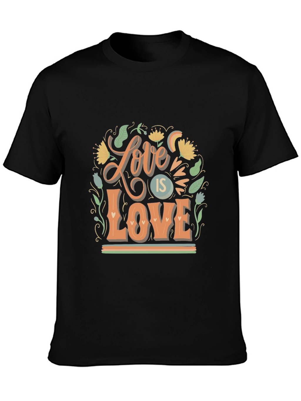 Love is Love Graphic T-Shirt - Pride Design