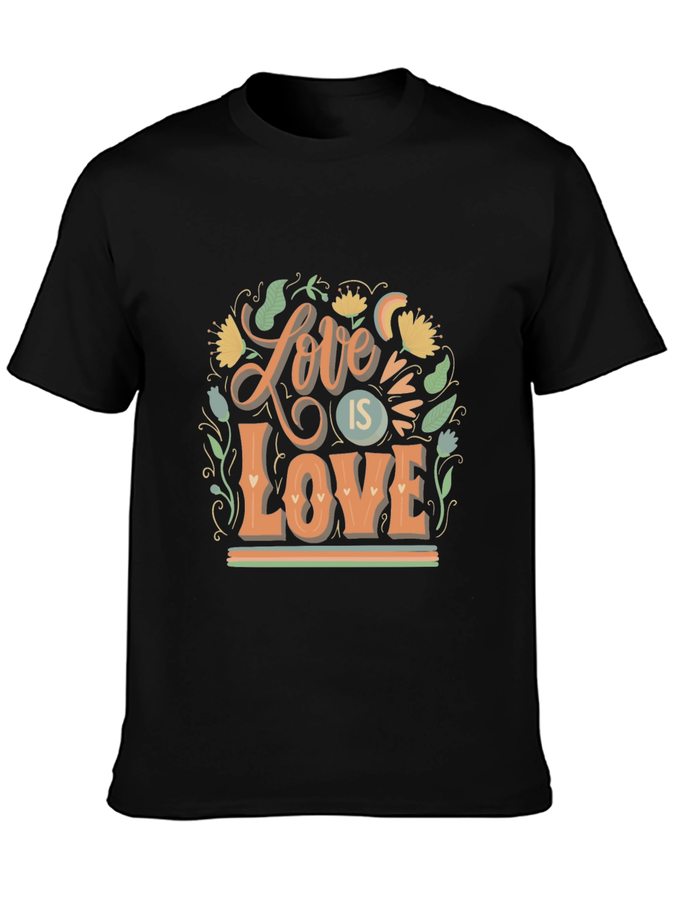 Love is Love Graphic T-Shirt - Pride Design