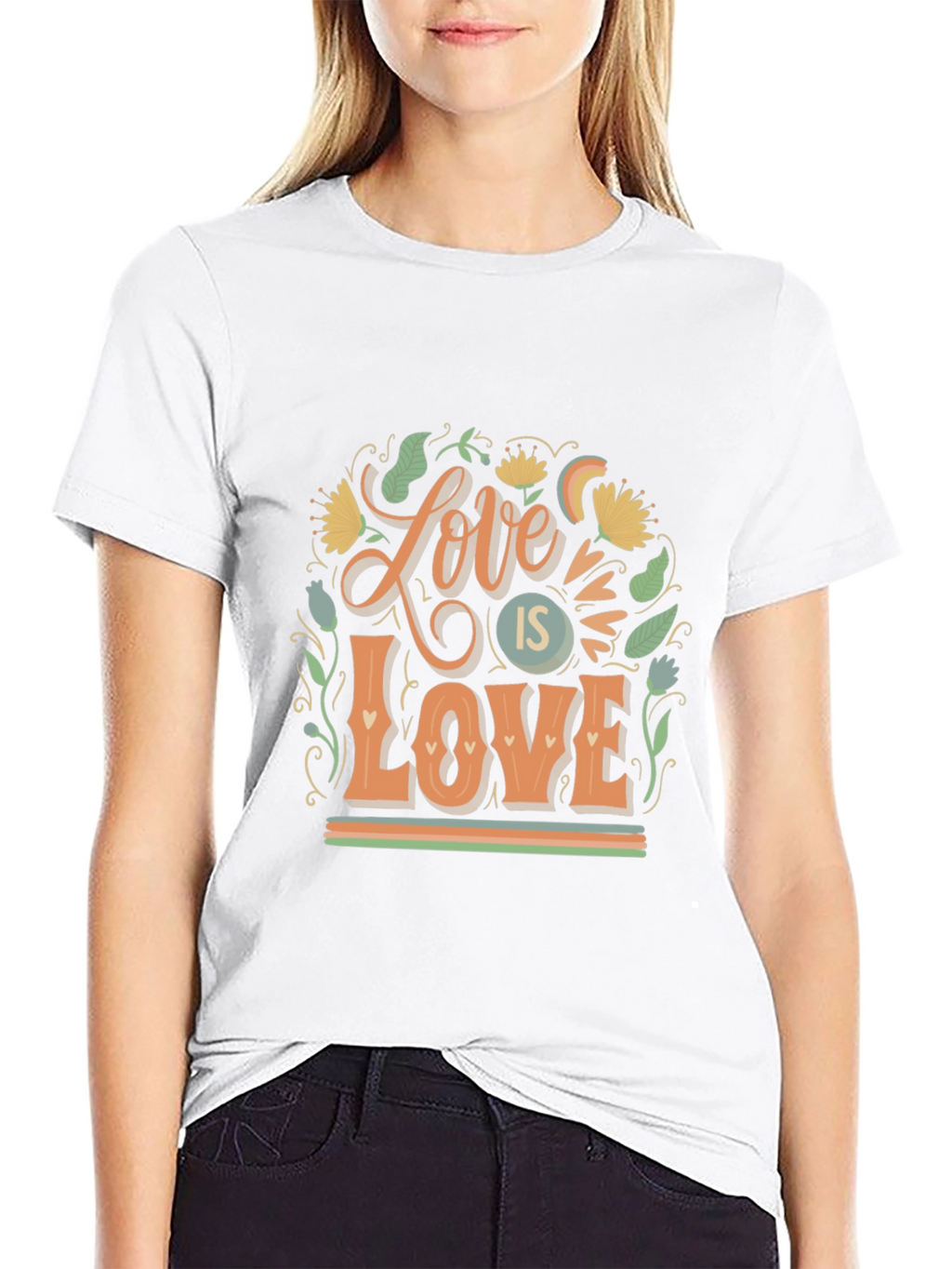 Love is Love Graphic T-Shirt - Pride Design