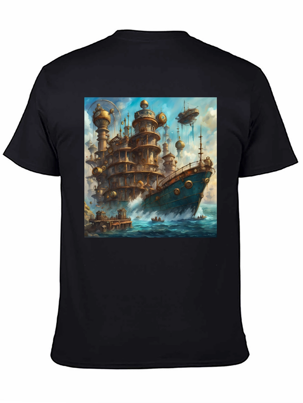 Steampunk Ship T-Shirt