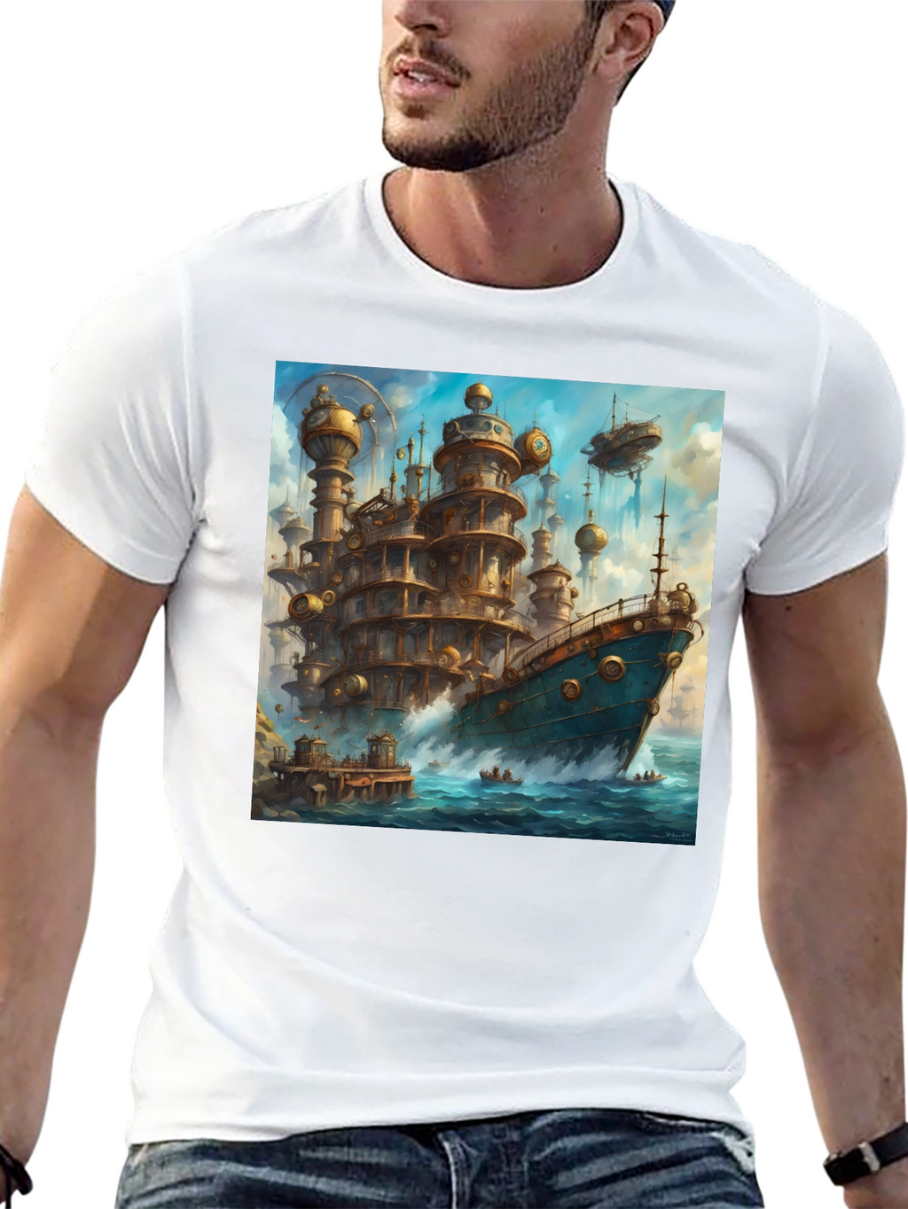 Steampunk Ship T-Shirt