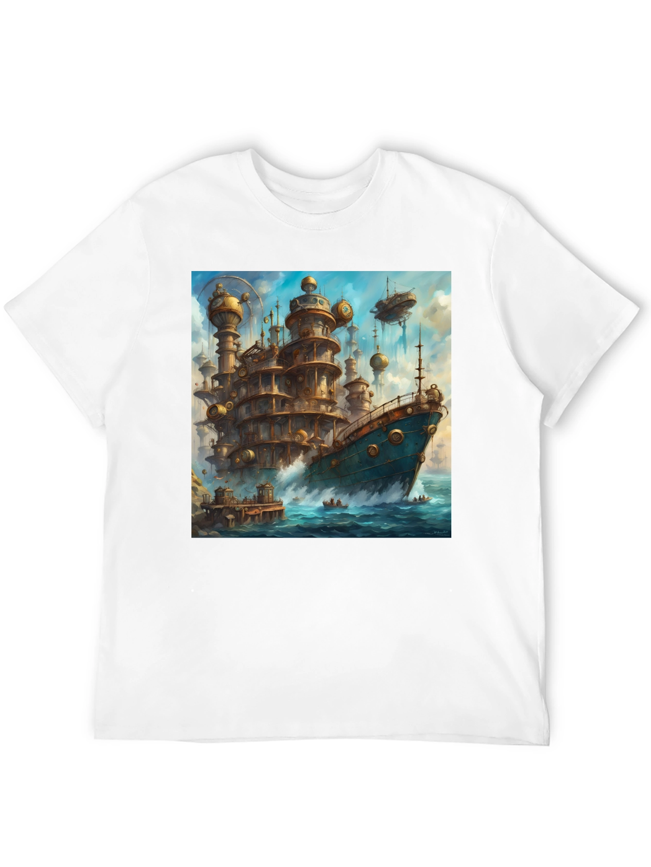Steampunk Ship T-Shirt