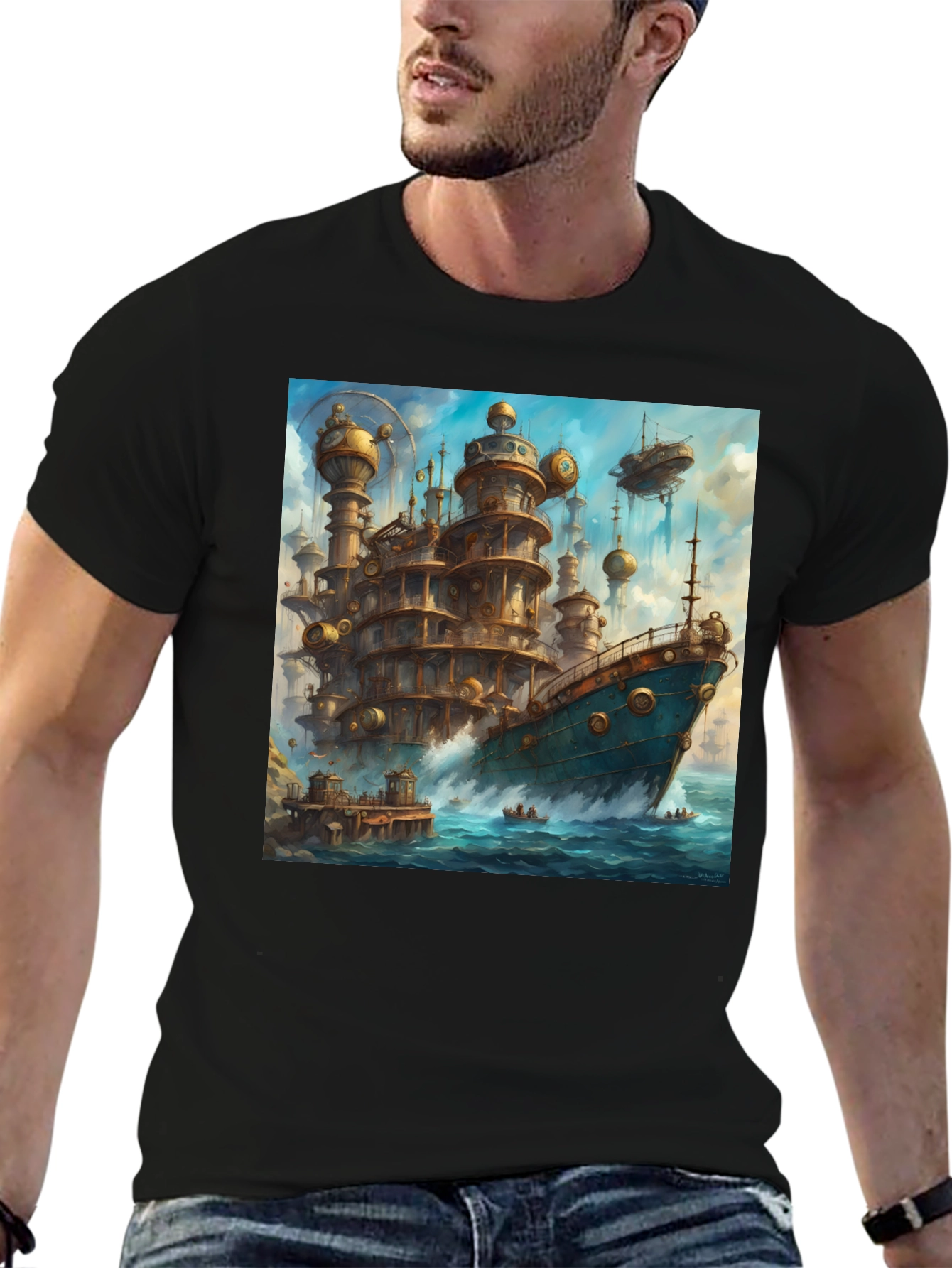 Steampunk Ship T-Shirt