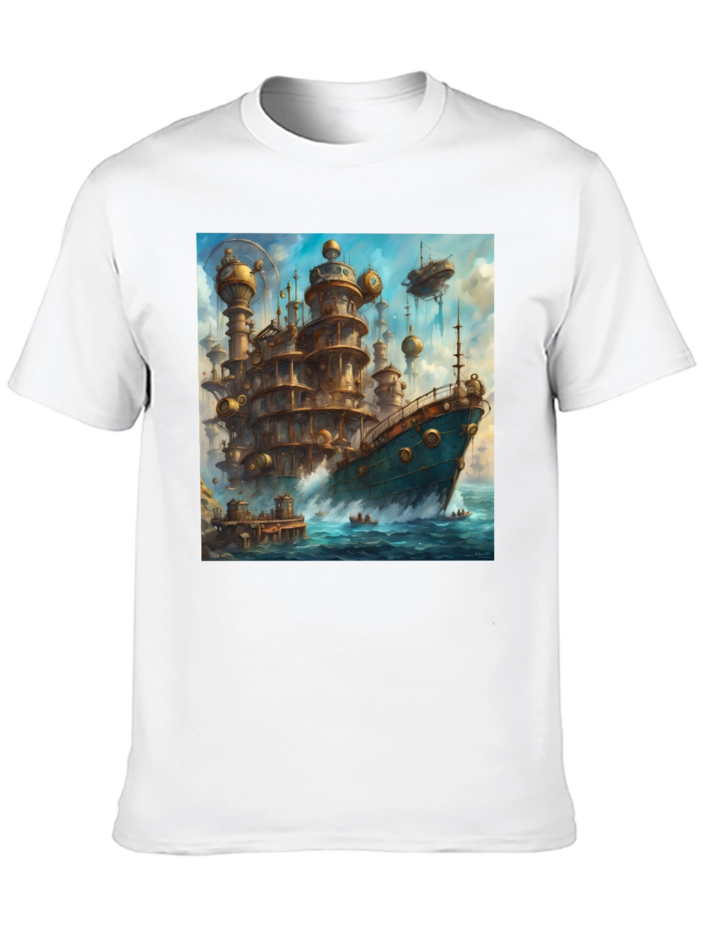 Steampunk Ship T-Shirt