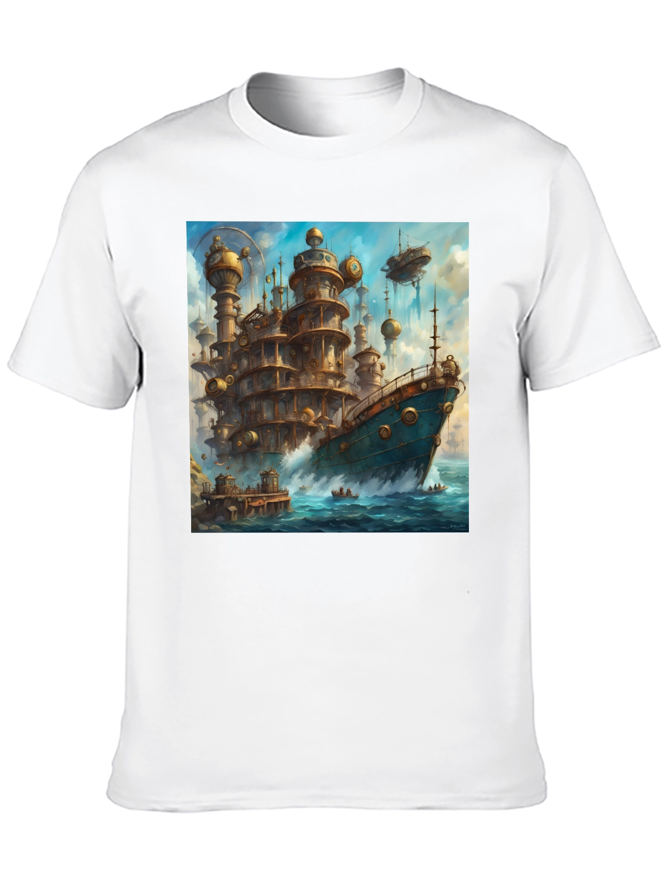 Steampunk Ship T-Shirt