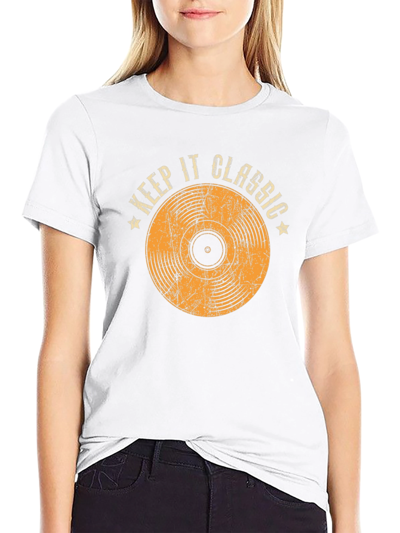 Keep It Classic Record Graphic T-Shirt