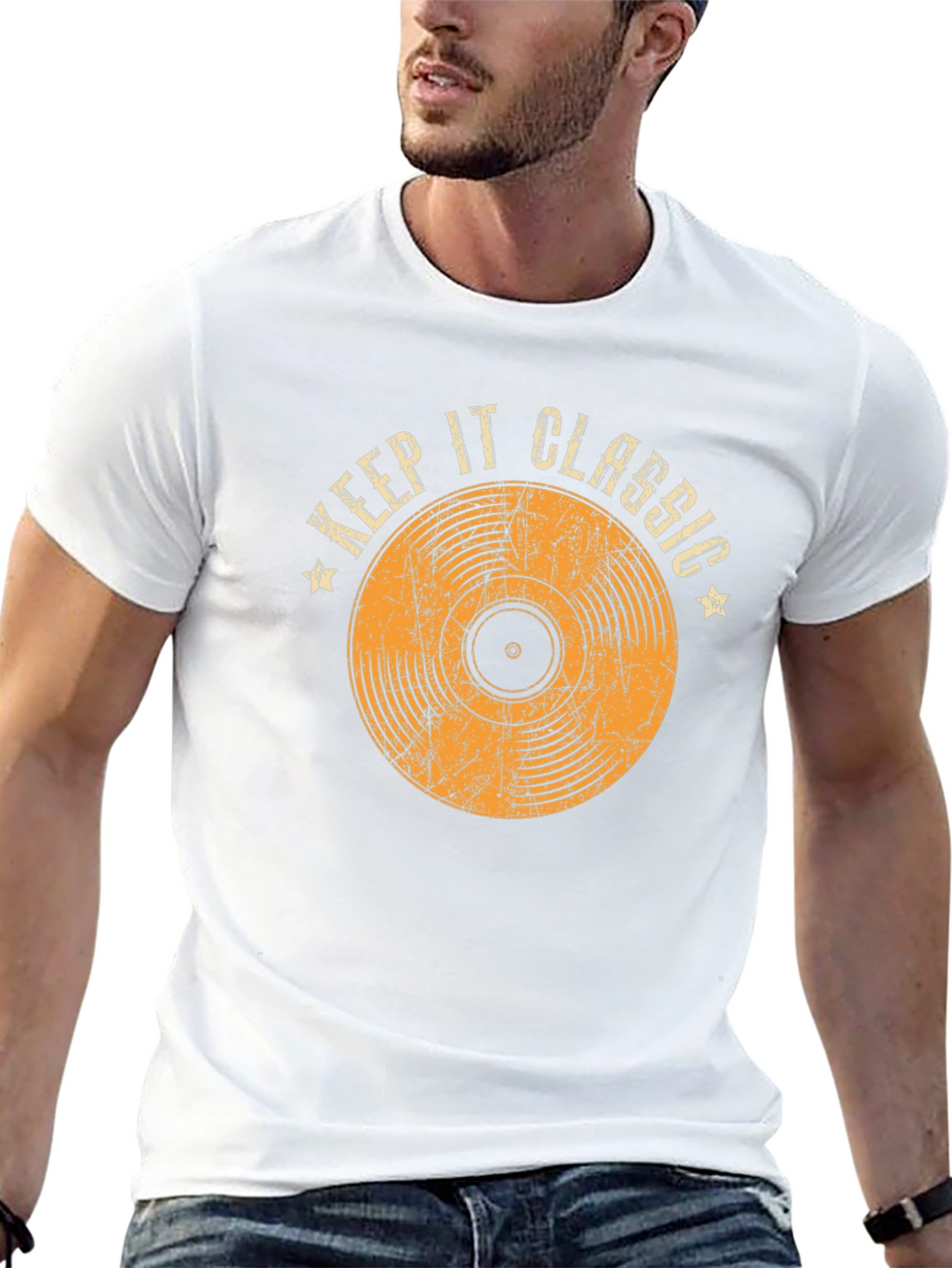 Keep It Classic Record Graphic T-Shirt