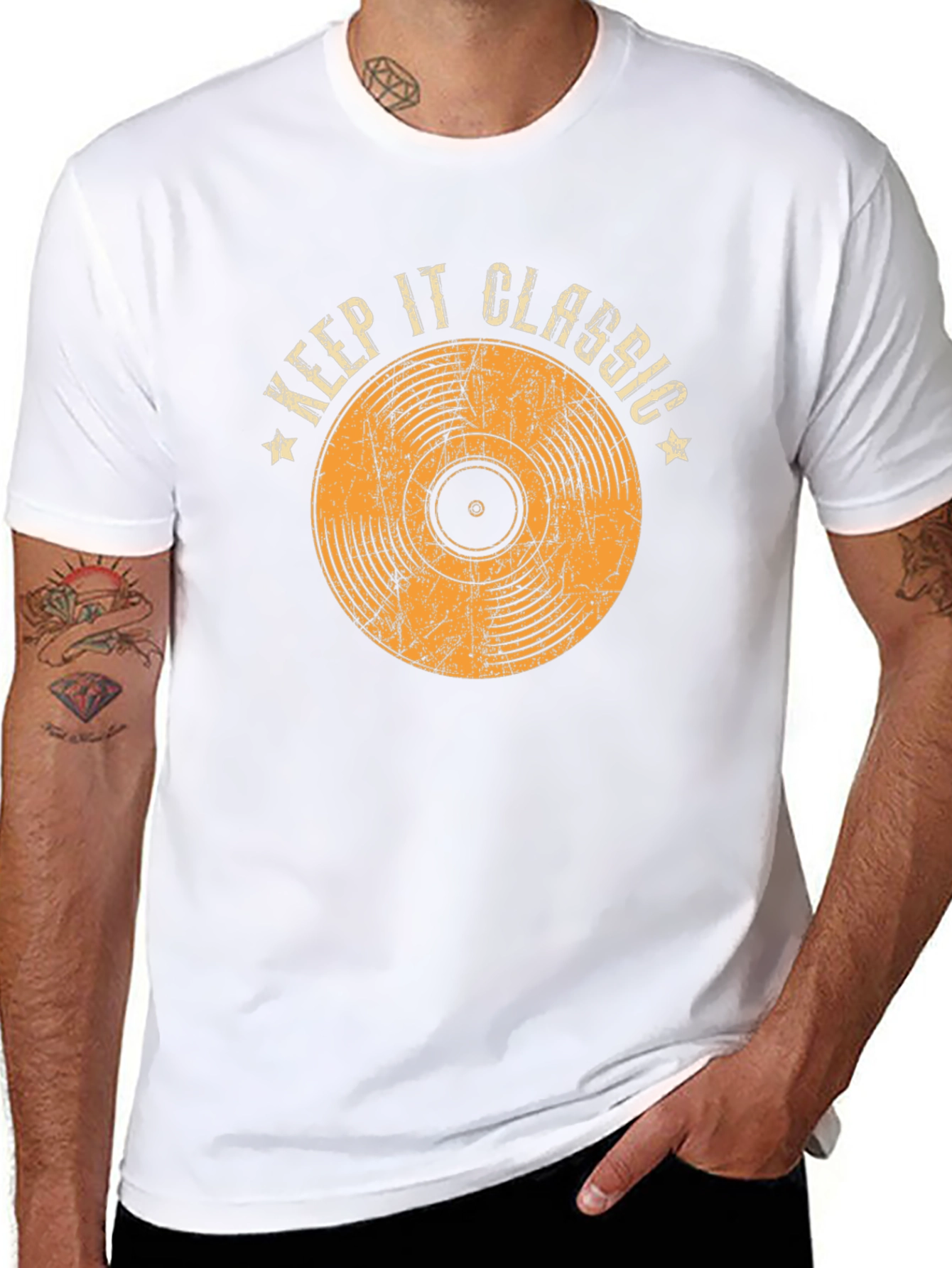Keep It Classic Record Graphic T-Shirt