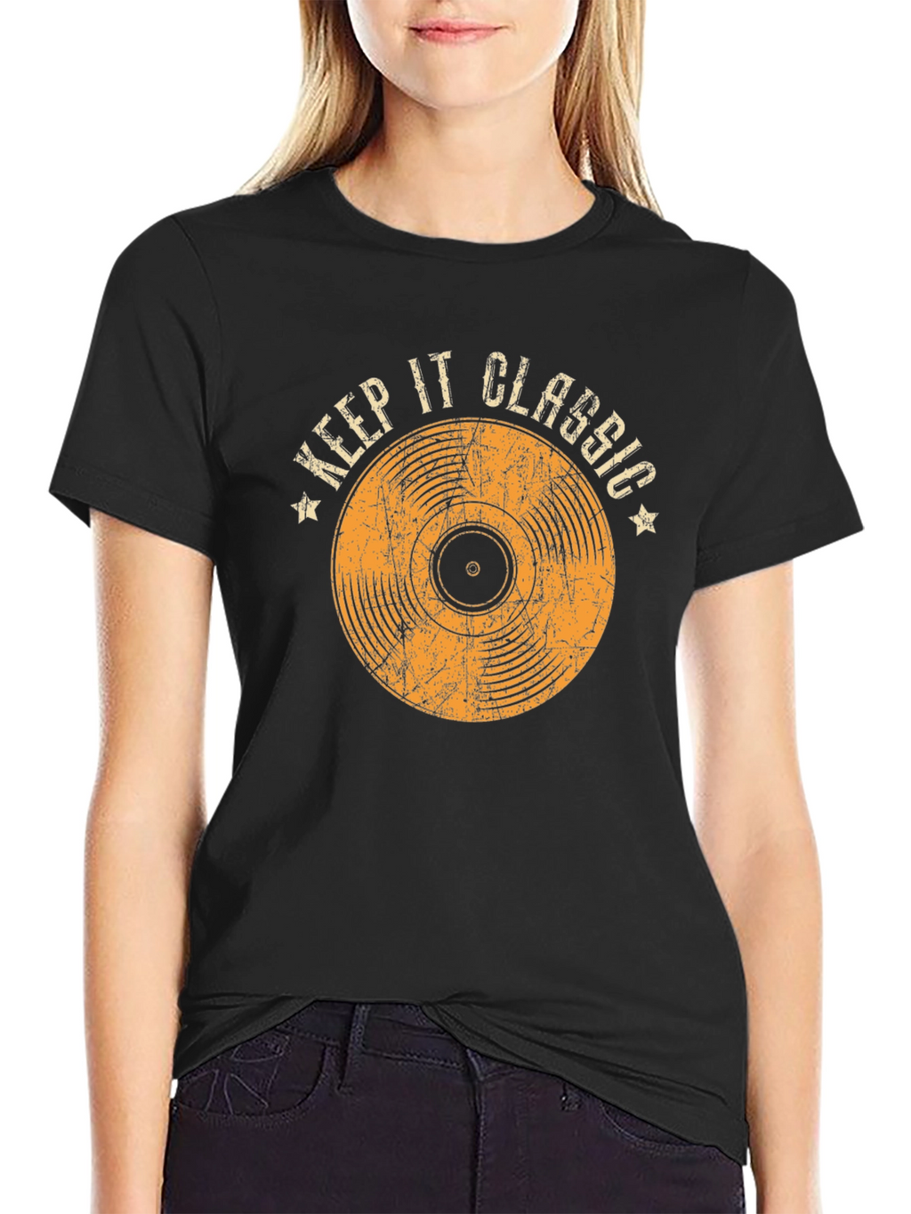 Keep It Classic Record Graphic T-Shirt