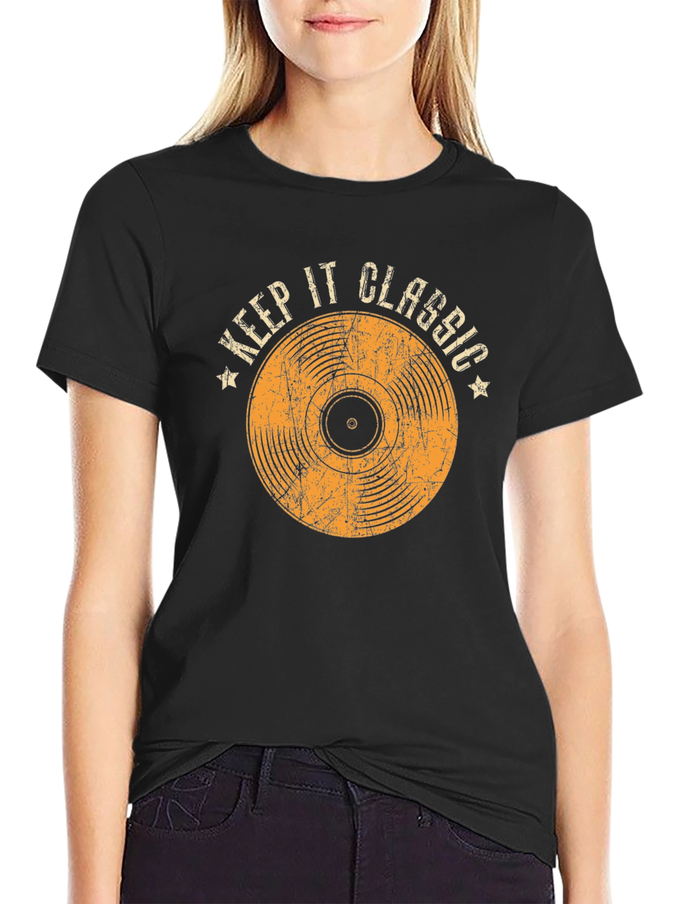 Keep It Classic Record Graphic T-Shirt