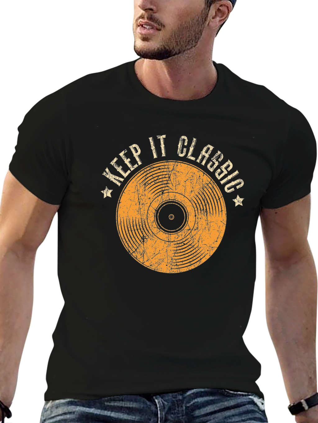 Keep It Classic Record Graphic T-Shirt