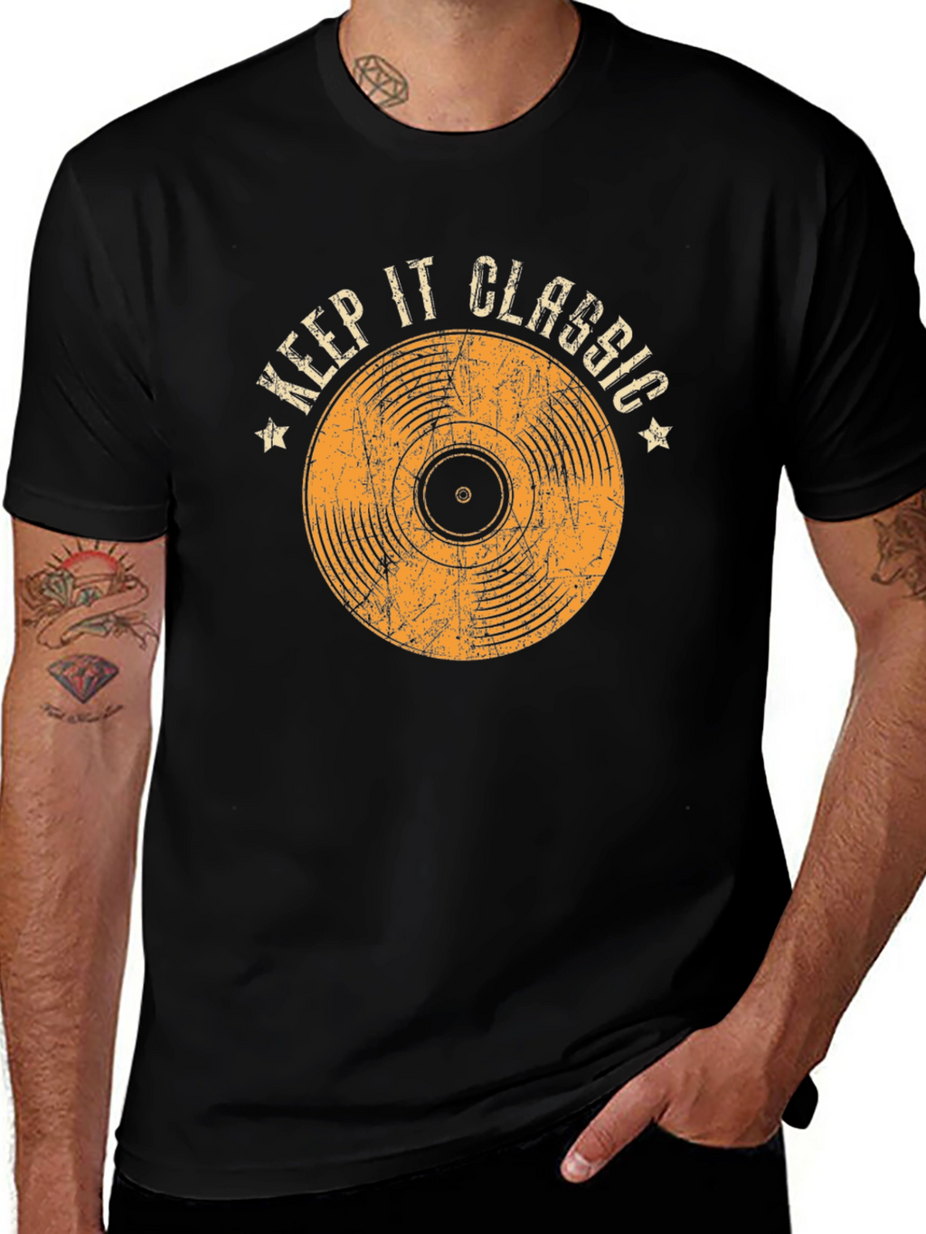 Keep It Classic Record Graphic T-Shirt