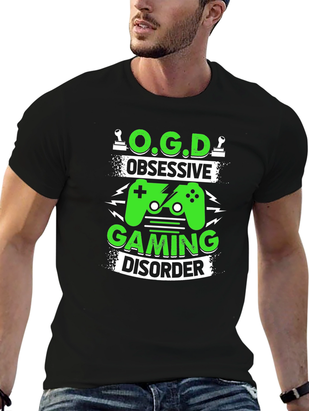 Obsessive Gaming Disorder T-Shirt Funny Gamer Tee