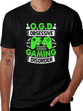 Obsessive Gaming Disorder T-Shirt Funny Gamer Tee