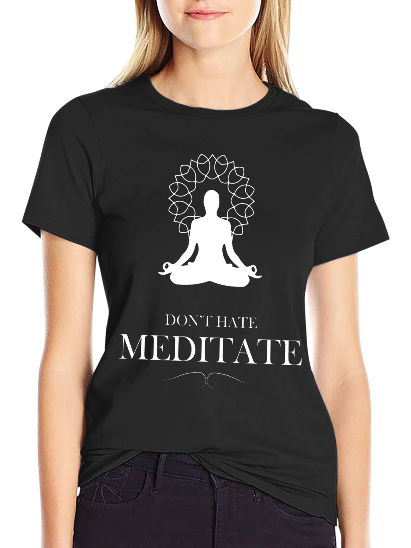 Meditate Graphic Tee - Relaxed Fit