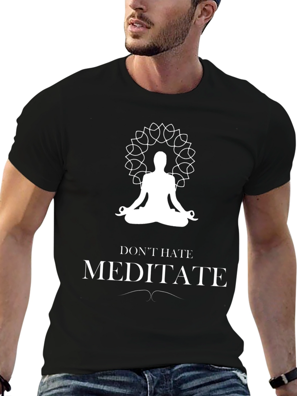 Meditate Graphic Tee - Relaxed Fit