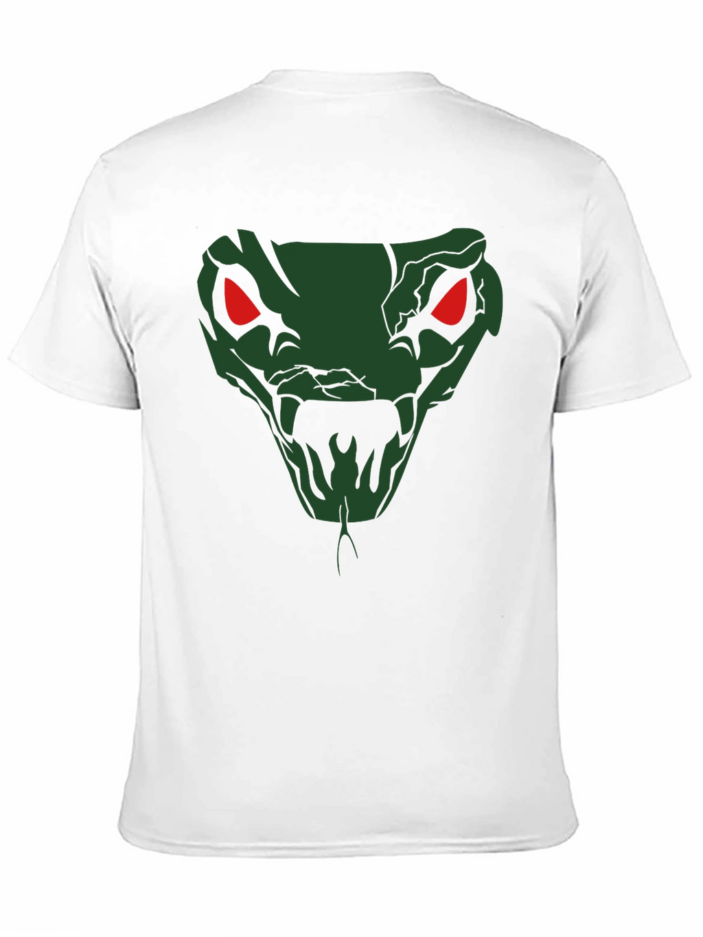 Venomous Snake Graphic T-Shirt - Mens Black Tee