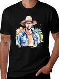 Watercolor Cowboy Graphic Tee