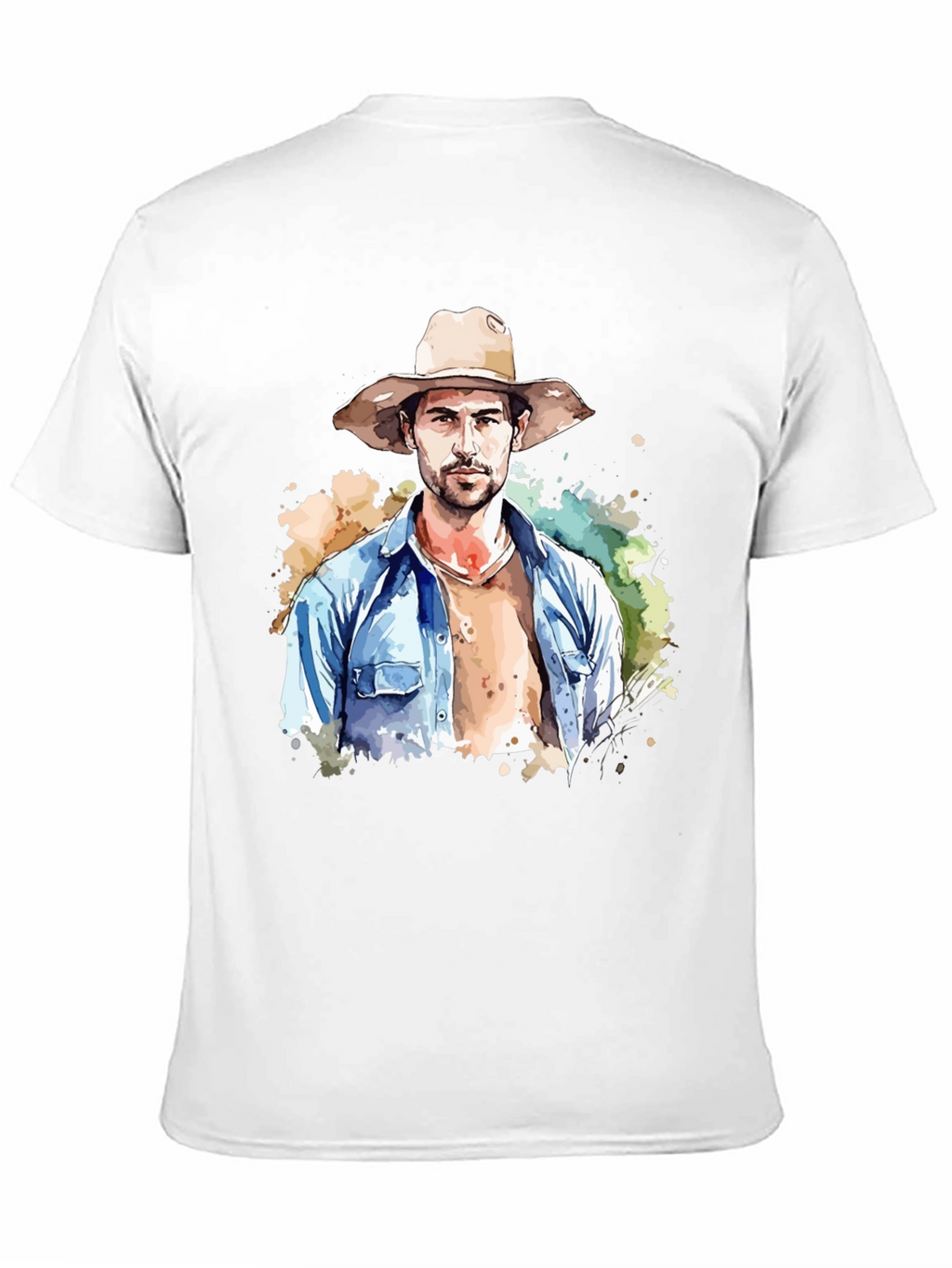 Watercolor Cowboy Graphic Tee