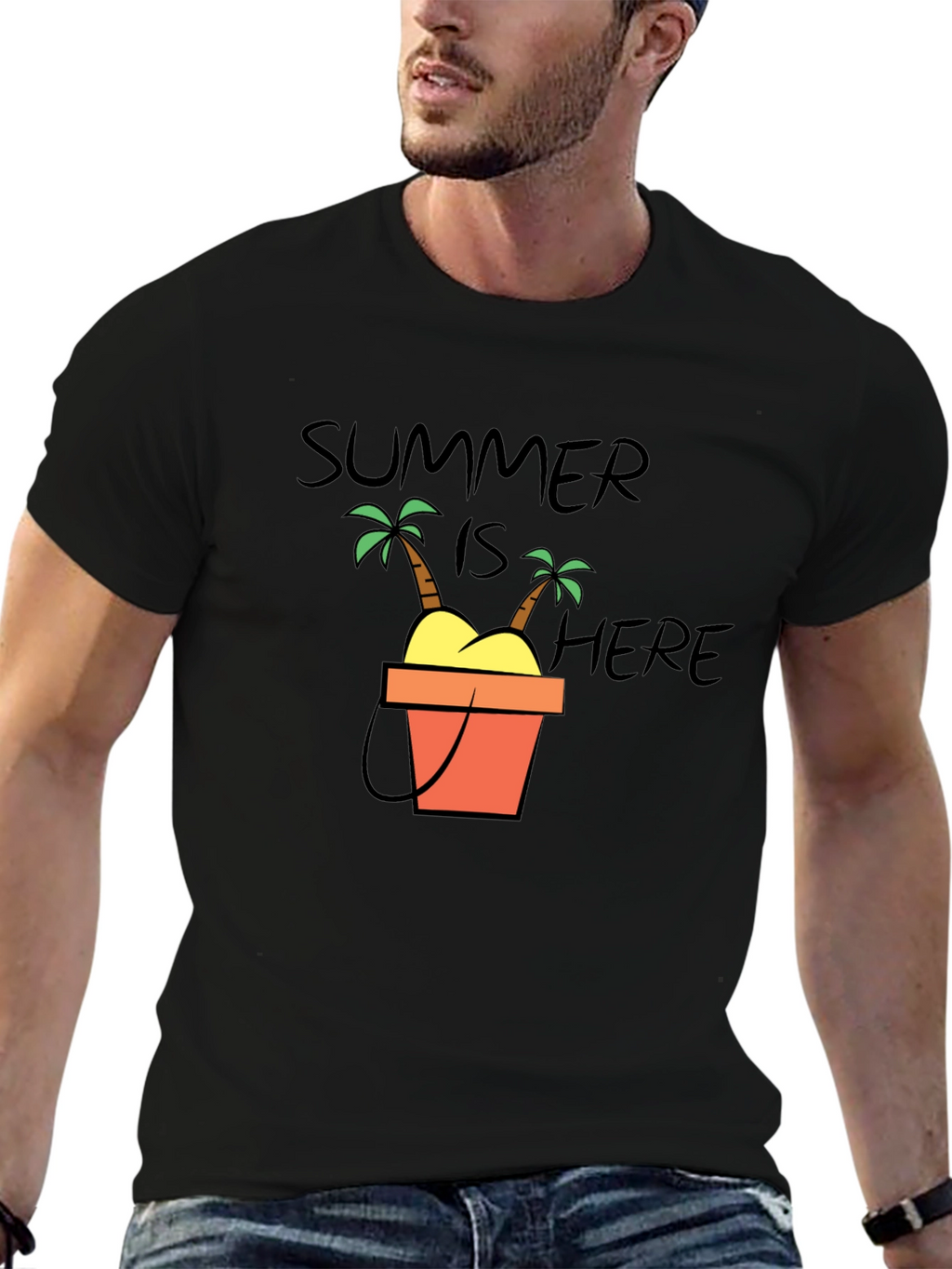 Summer is Here Graphic T-Shirt