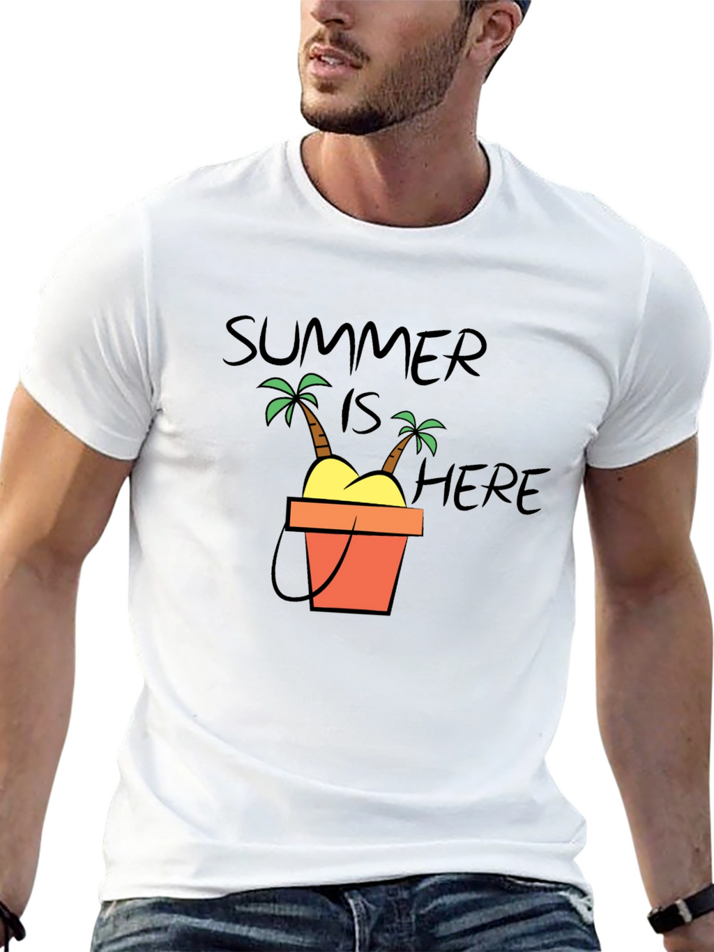 Summer is Here Graphic T-Shirt