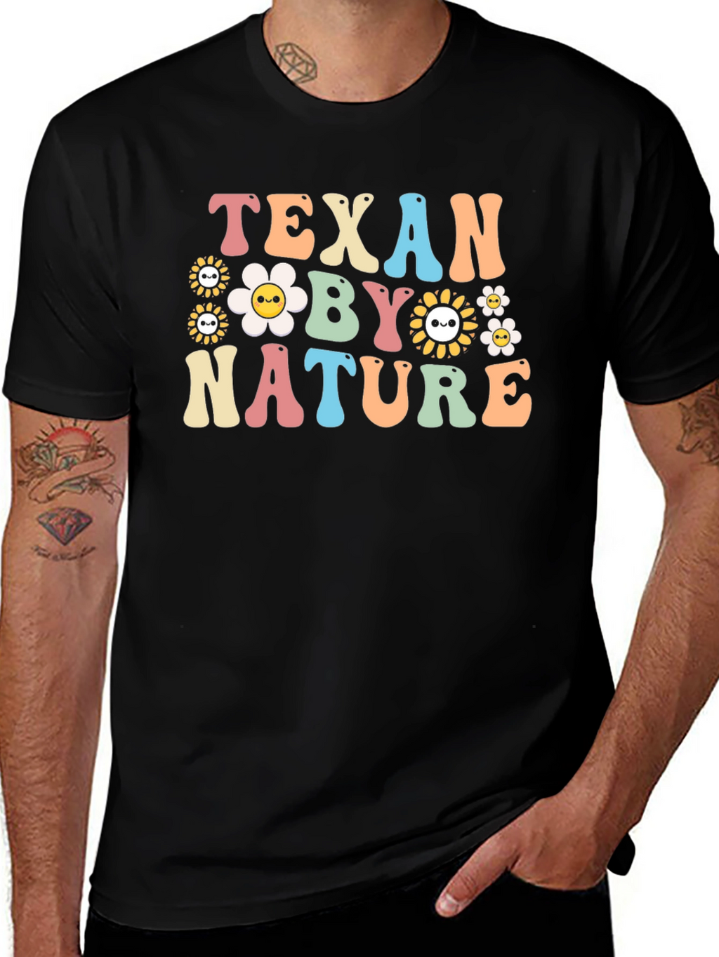 Texan By Nature Graphic T-Shirt
