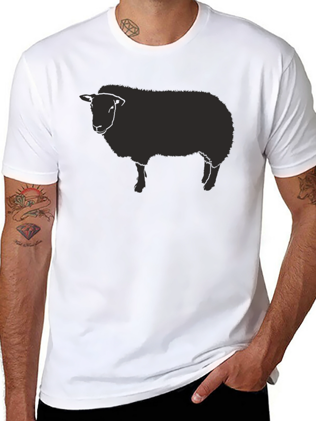 Black Sheep Graphic T-Shirt - Soft Cotton Blend