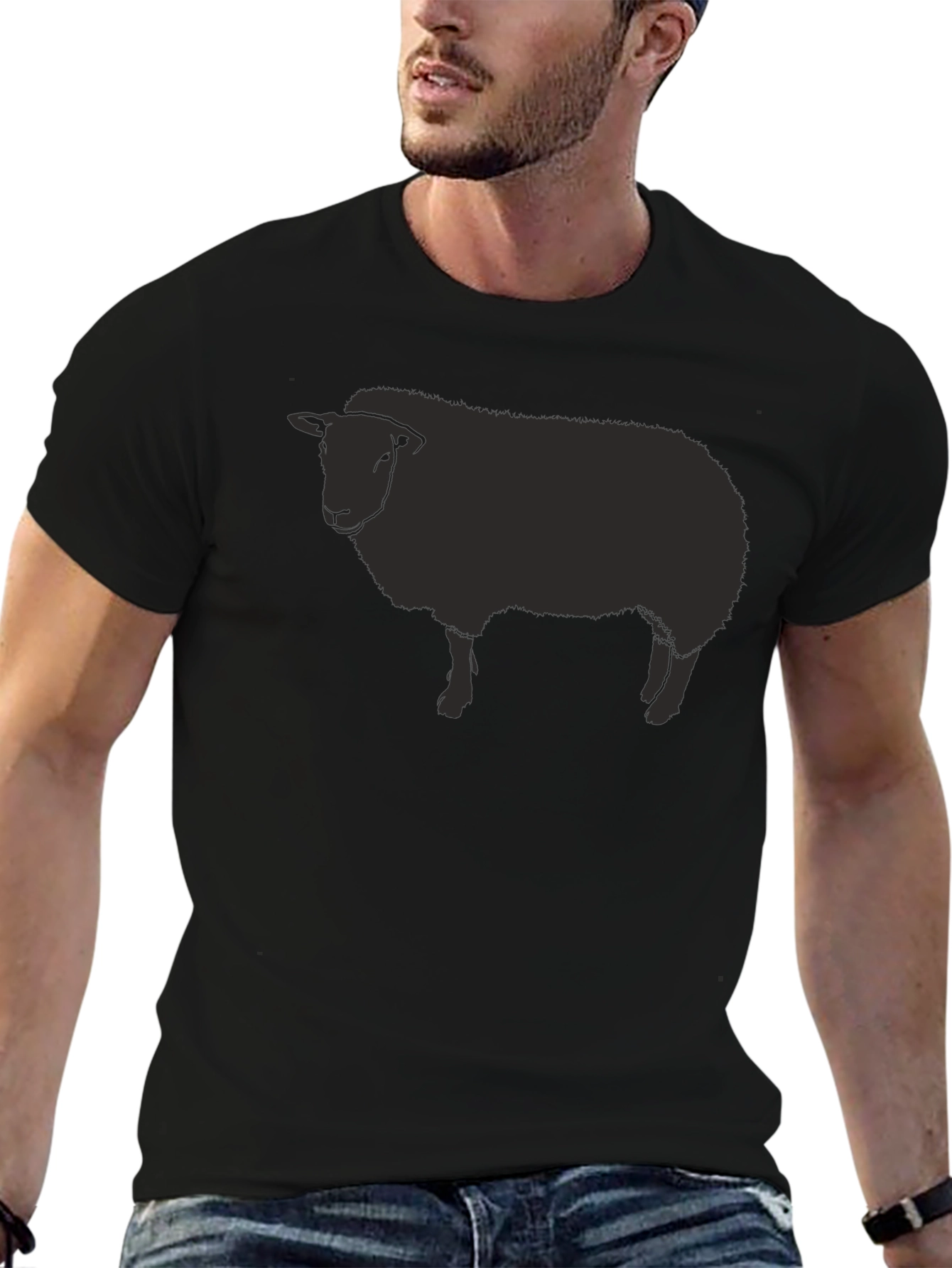 Black Sheep Graphic T-Shirt - Soft Cotton Blend