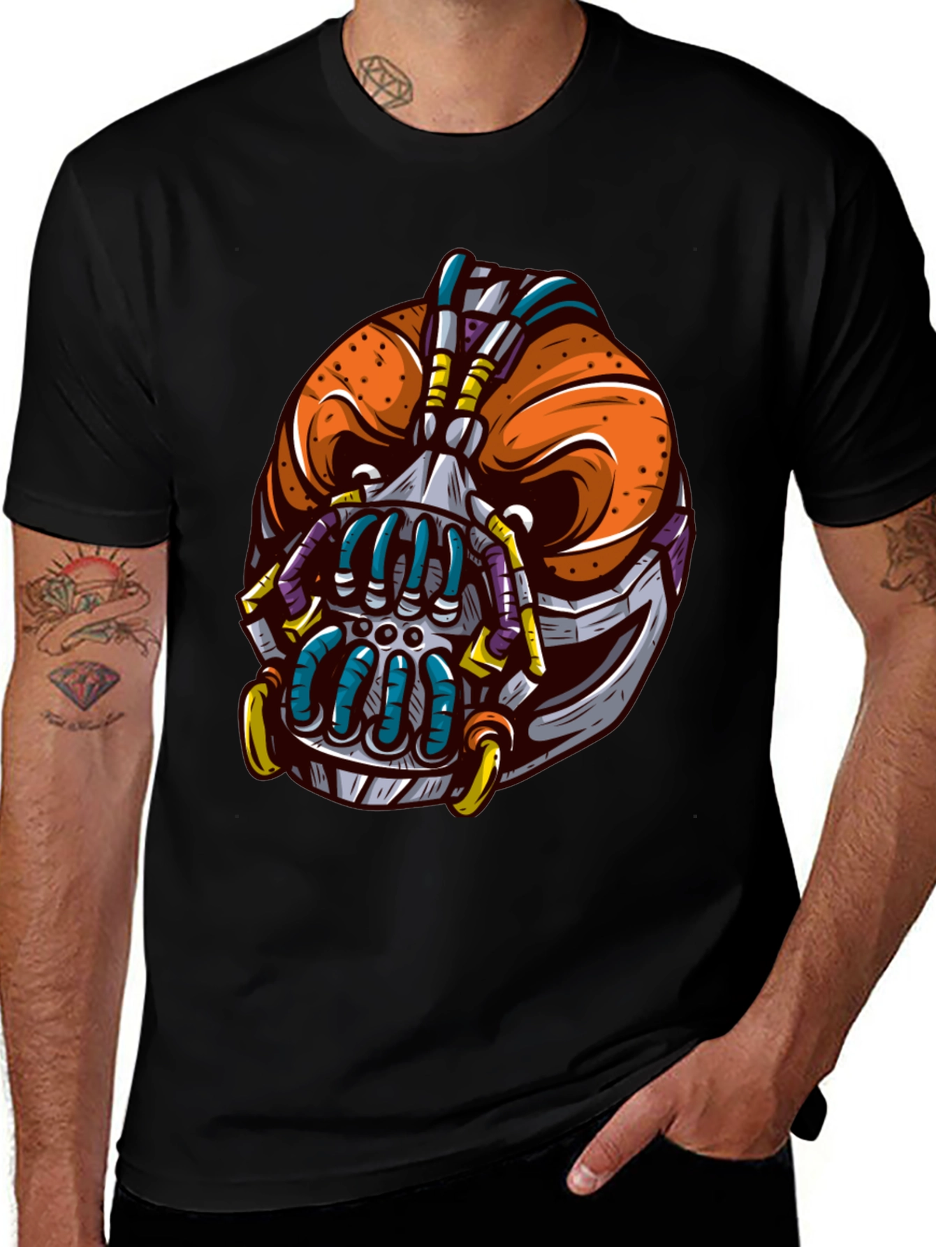 Bane Graphic T-Shirt - Dark Knight Rises Villain Tee