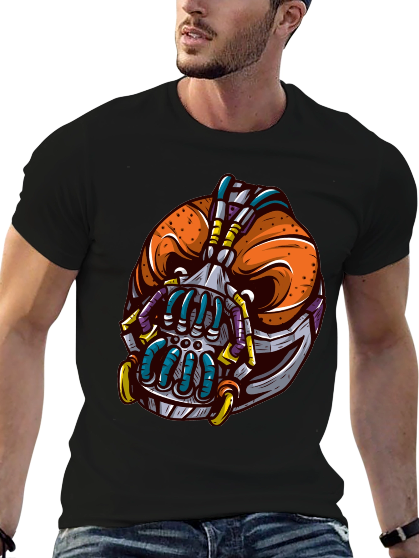 Bane Graphic T-Shirt - Dark Knight Rises Villain Tee