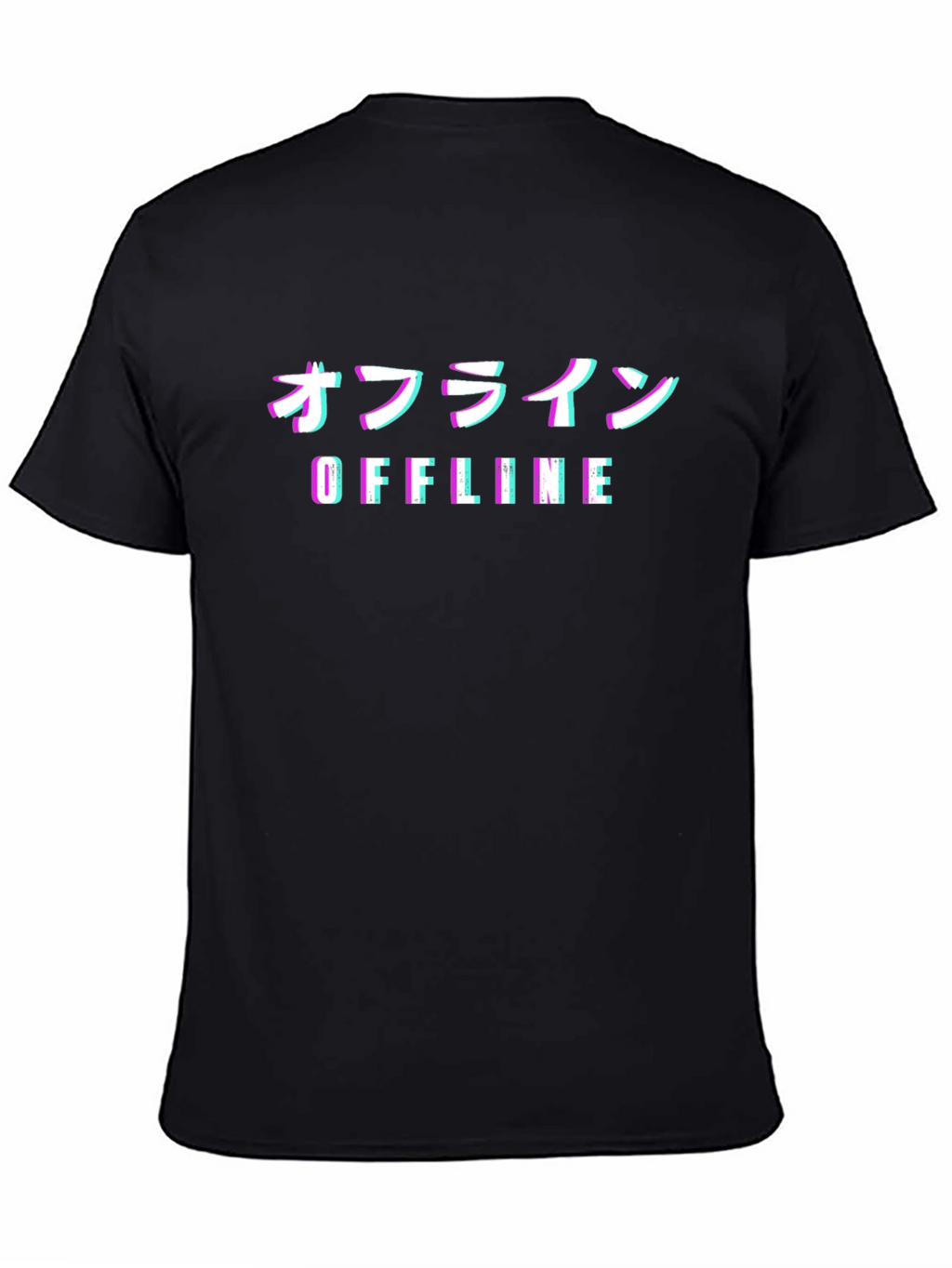 Offline Glitch T-Shirt - Japanese Aesthetic
