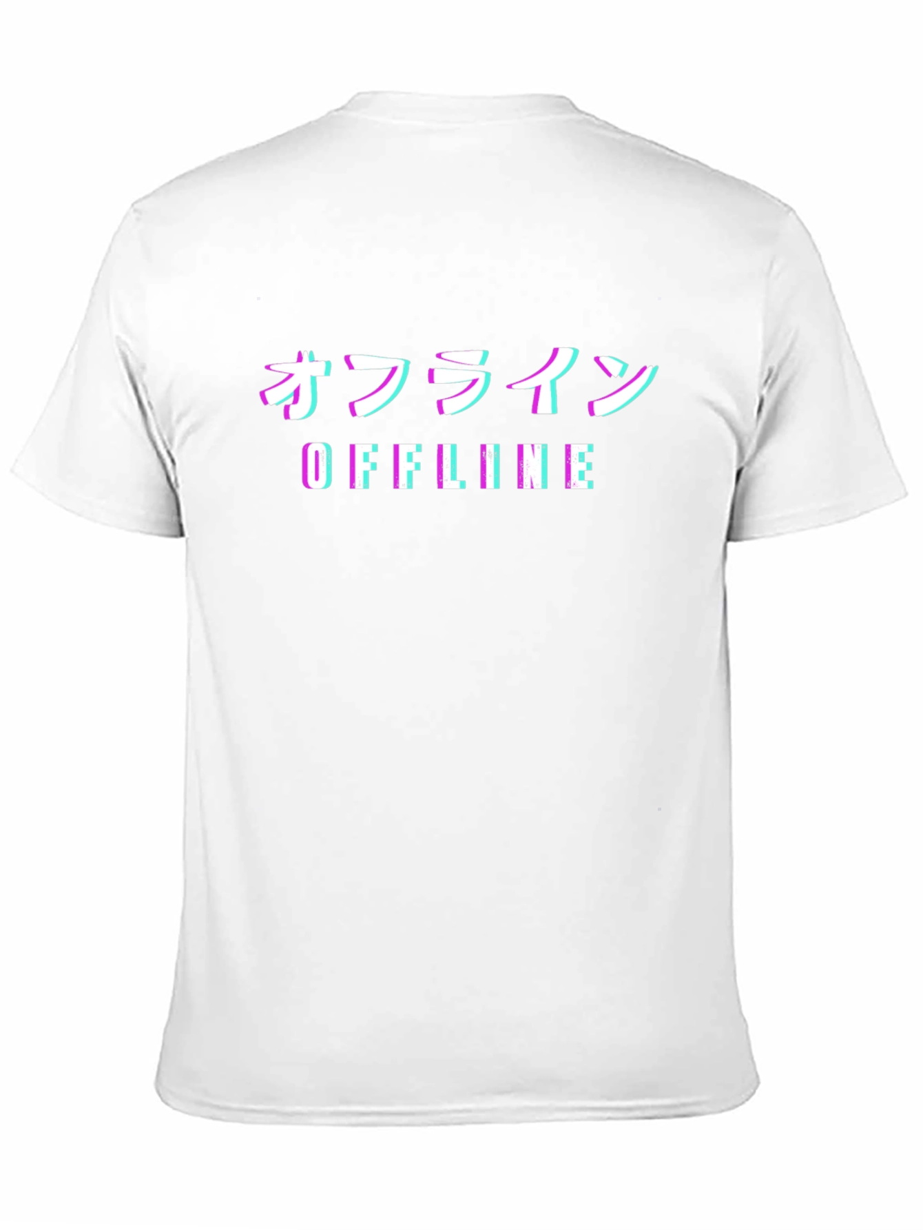 Offline Glitch T-Shirt - Japanese Aesthetic