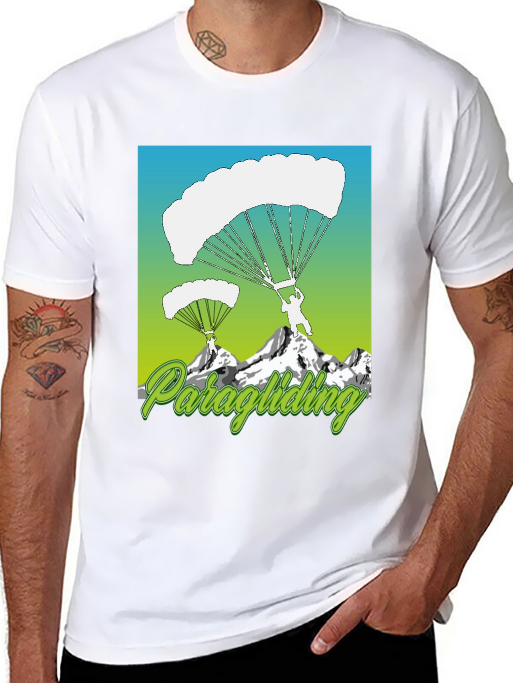 Paragliding Graphic Tee - Adventure T-Shirt