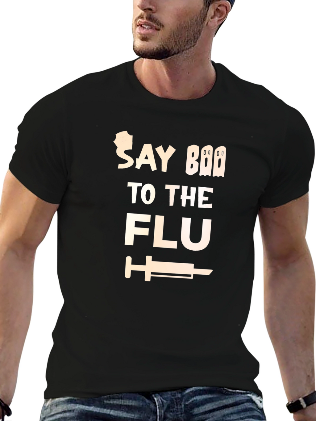 Say Boo to the Flu Halloween T-Shirt