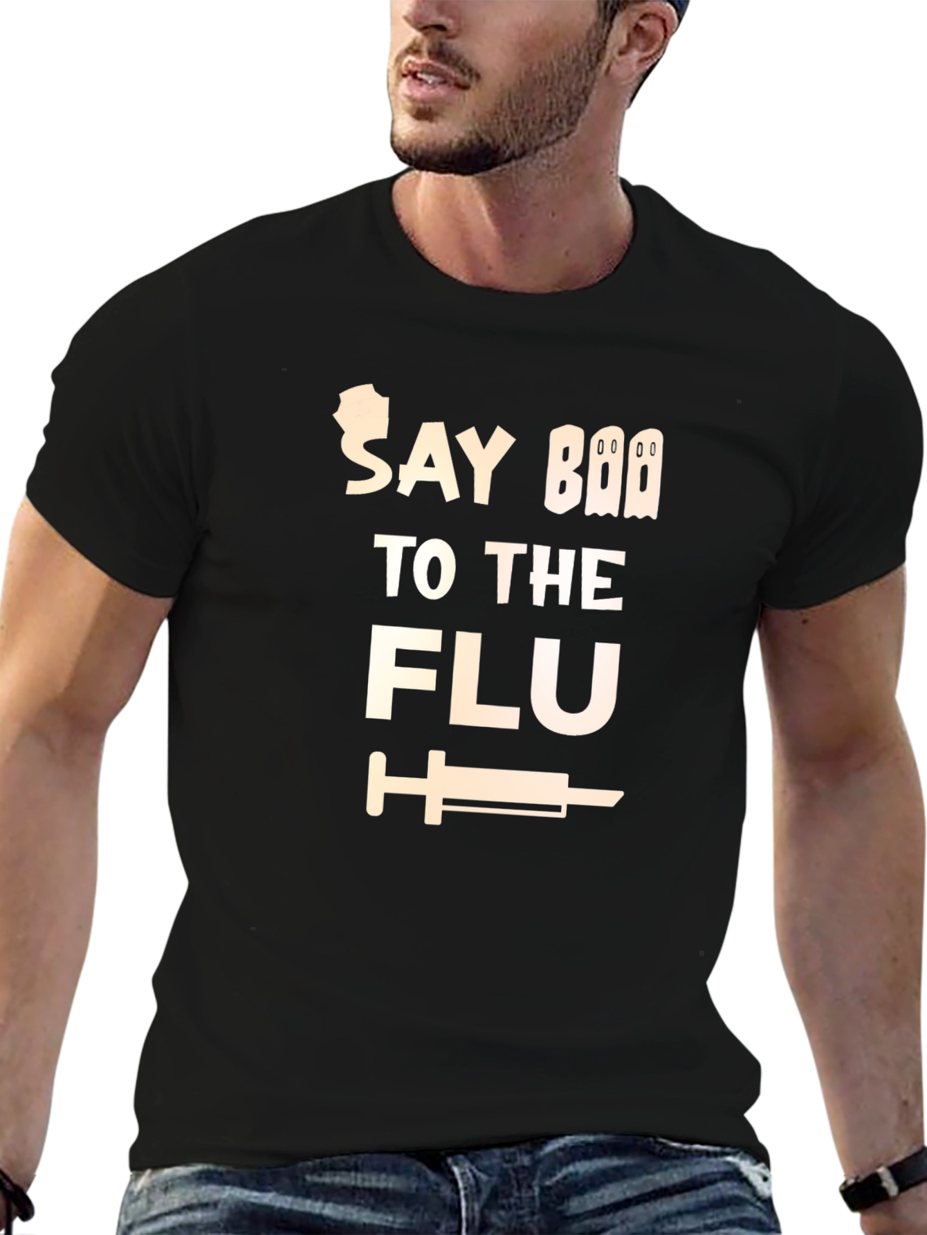 Say Boo to the Flu Halloween T-Shirt