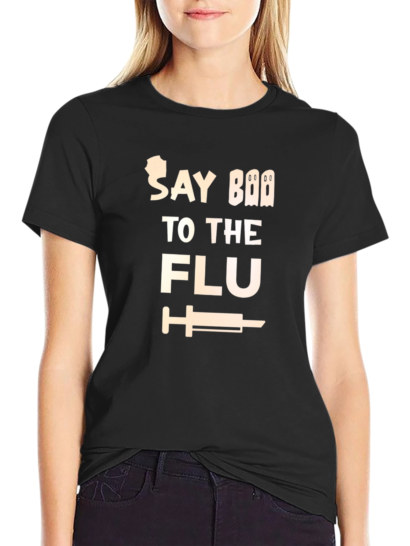 Say Boo to the Flu Halloween T-Shirt