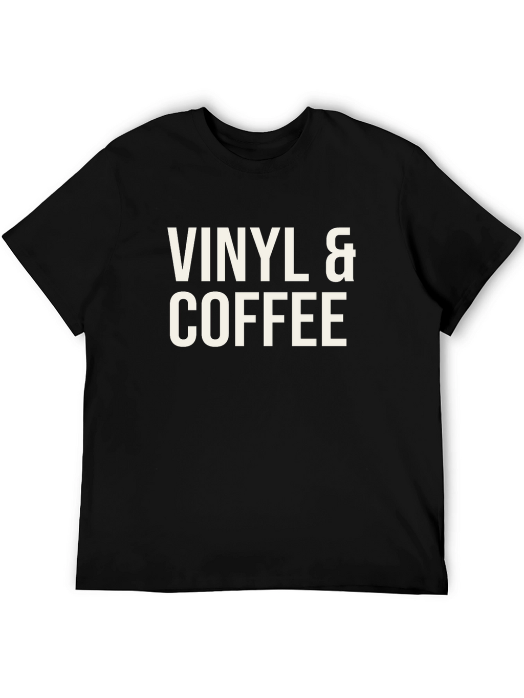 Vinyl & Coffee Black Graphic Tee