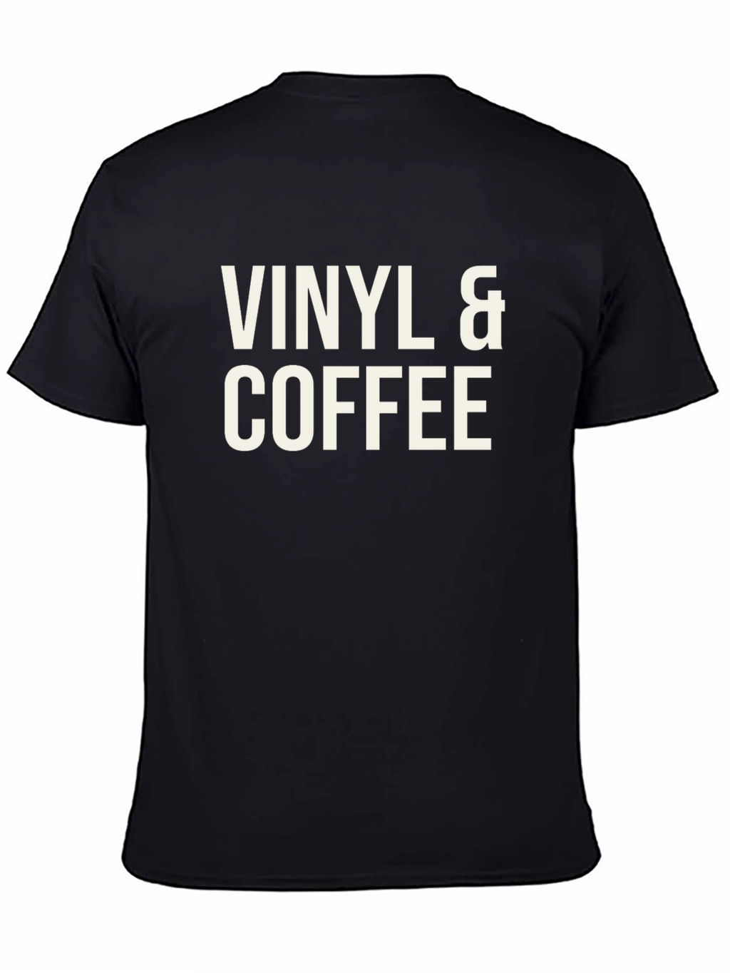 Vinyl & Coffee Black Graphic Tee