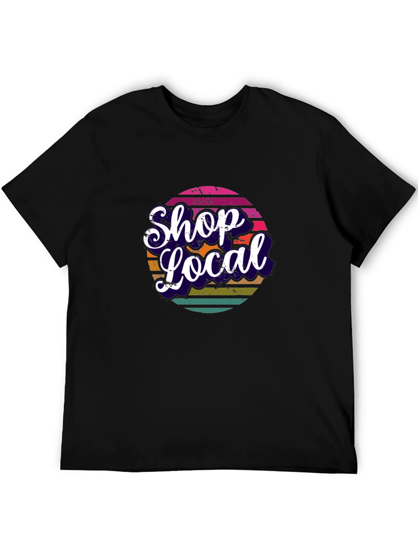 Shop Local Graphic Tee - Black