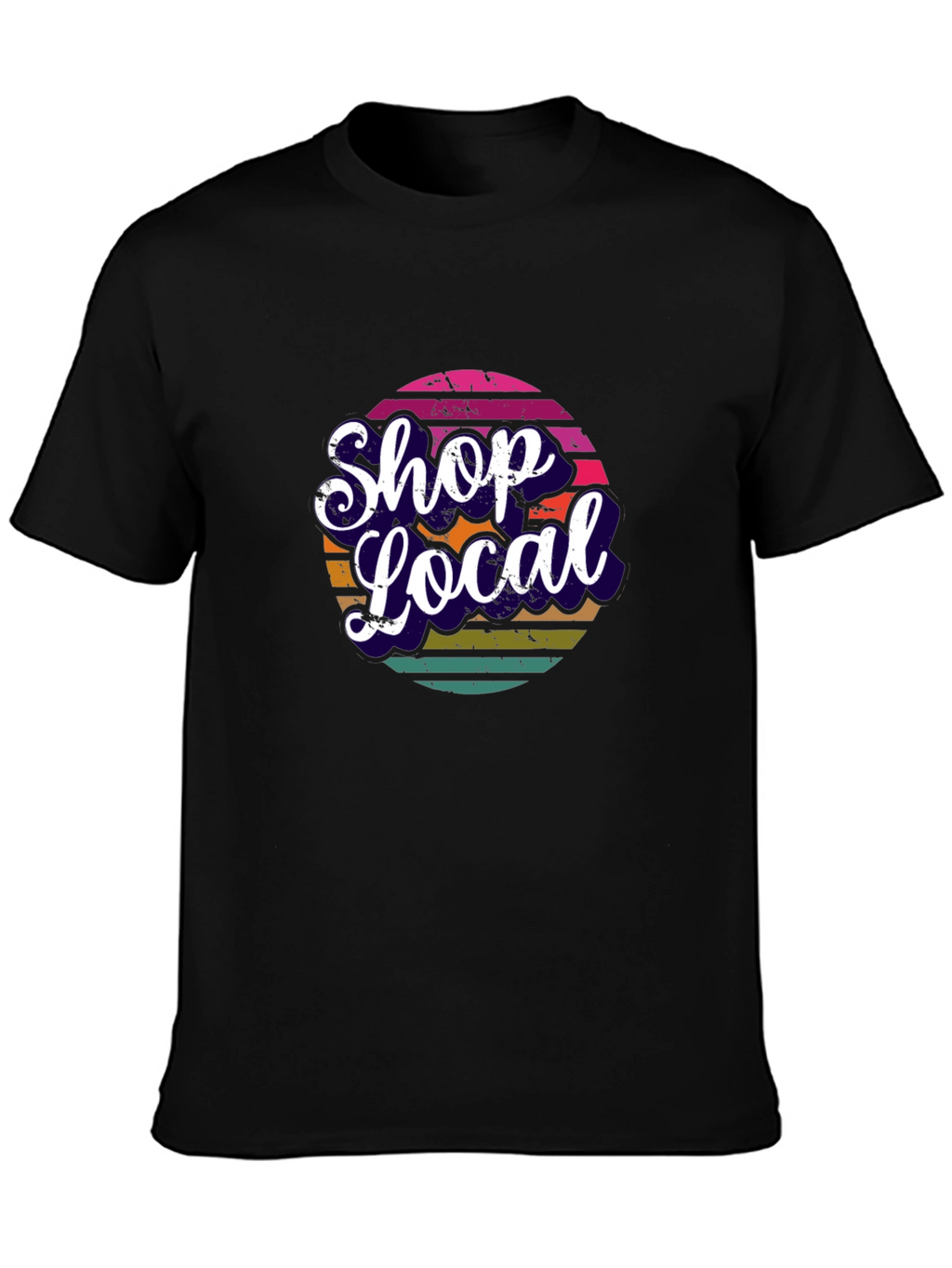 Shop Local Graphic Tee - Black