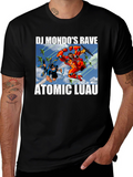 DJ Mondos Rave Atomic Luau Black T-Shirt